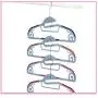 10pcs Random Color 41.5cm Anti-Skid Seamless Clothing Rack Plastic Clothes Hangers Perfect for Clothes Pants Scarves Towel Dress Pajamas