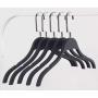 10 Pcs/lot Space Saving Thin Matte Black Plastic Clothes Hanger for Shirts Dress and Sun-top