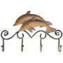 Tooarts Key Holder Iron Dolphin Wall Hooks Antique Finish Iron Clothes Hanger Rack Screws Included Wall Mounted Tooarts Key Holder Iron Dolphin Wall Hooks Antique Finish Iron Clothes Hanger Rack Screws Included Wall Mounted