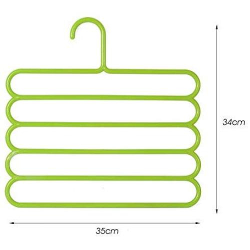 KYCPTNFJ 3 PCS Multi-Functional Non-Slip Pants Rack Hanger Scarf Tie Clothes Rack
