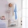 WZP Household Coat Rack Hall Floor Rack Bedroom Multi-Purpose Clothes Rack Simple Living Room Stainless Steel Hanger Modern