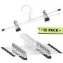 Freedom Range Pants Hangers and Skirt Hangers are Space Saving These Pant Hangers are Heavy Duty Metal Clothes Hangers with Strong Rubber Grip Swivel Clips 11inch (12 Pack) Freedom Range Pants Hangers and Skirt Hangers are Space Saving These Pant Hangers are Heavy Duty Metal Clothes Hangers with Strong Rubber Grip Swivel Clips 11inch (12 Pack)