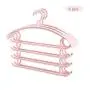 HJYPYJ Magic Hanger,Multi-Layer Storage Magical Hangers,Non-Slip Durable Pp Trouser Hangers,Space-Saving Organizer Hangers,Load 1Kg Both Sides of The Hook/Pink / 3 pcs HJYPYJ Magic Hanger,Multi-Layer Storage Magical Hangers,Non-Slip Durable Pp Trouser Hangers,Space-Saving Organizer Hangers,Load 1Kg Both Sides of The Hook/Pink / 3 pcs