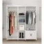 WYQSZ Bedroom Coat Rack, Floor Simple Hanger, Simple Modern Clothes Rack, Shelf Hall Coat Rack (Size : B)