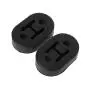 Itlovely 2X Heavy Duty Exhaust Hanger Bushing Support 2 Holes Bracket Rubber Mount Itlovely 2X Heavy Duty Exhaust Hanger Bushing Support 2 Holes Bracket Rubber Mount