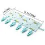 Multifunctional Cap Organizer Hanger, Portable Socks & Underwears Hangers Folding Clothes Hangers with 6 Clips Great for Travel Home Pack of 4 colors