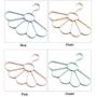 Nordic Clothes Hangers Multifunction Baby Hanger Scarf Hangers Frame Petal Tie Belt Storage Organizer Rack 5pcs Random Color