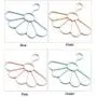 Nordic Clothes Hangers Multifunction Baby Hanger Scarf Hangers Frame Petal Tie Belt Storage Organizer Rack 5pcs Random Color