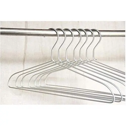 10pcs Luxury Aluminum Tops Hanger,Strong Metal Clothes Hanger