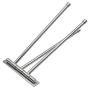Sumnacon Wall Mounted Swing Towel Bar - Silver Stainless Steel Bath Towel Rod Arm, Bathroom/Kitchen Swivel Towel Rack Hanger Holder Organizer, Folding Space Saver Towel Rail (3 Bar)