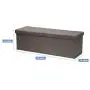 Otto & Ben 45" Storage Folding Toy Boxes Chest with Smart Lift Top Linen Fabric Ottomans Bench Foot Rest for Bedroom and Living Room, Brown Otto & Ben 45" Storage Folding Toy Boxes Chest with Smart Lift Top Linen Fabric Ottomans Bench Foot Rest for Bedroom and Living Room, Brown