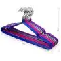 10pcs Random Color Stainless Steel Clothes Hanger Non-Slip Space Saving Clothes Hangers with Hook Closet 10pcs Random Color Stainless Steel Clothes Hanger Non-Slip Space Saving Clothes Hangers with Hook Closet