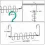 4PCS Magic Cloth Hanger Hangers Rack Hooks Metal Closet Organizer for Home Save Space 4PCS Magic Cloth Hanger Hangers Rack Hooks Metal Closet Organizer for Home Save Space