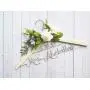 Wedding Hanger With Date and White Flowers Last Name Personalized Hanger Custom Hanger Bridal Hanger Bride Bridal Shower Gift Bridesmaid Wedding Hanger With Date and White Flowers Last Name Personalized Hanger Custom Hanger Bridal Hanger Bride Bridal Shower Gift Bridesmaid
