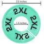 Clothes Size Dividers (40 Pack) Clothing Rack Round Closet Hangers, Perfect for Live Sale and LuLaRoe Supplies, Sizes XXS to 3XL Clothes Size Dividers (40 Pack) Clothing Rack Round Closet Hangers, Perfect for Live Sale and LuLaRoe Supplies, Sizes XXS to 3XL