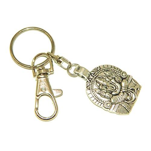 Jeannieparnell 018 - Elephant God Keyring Ganesha Ganesh God Keyring Bag Hanger Charm Handmade