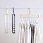 Liveday Rotate Folding Hanger Double-Used Clothes Rack Anti-Skid Portable Hanging for Home Wet Dry Clothes