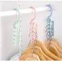 10pcs Random Color Hanger for Clothes Modern Style, One Hanger Can Hold 5 Clothing Suit, for Clothes Collector and Beautiful Lady Save Wardrobe Space 10pcs Random Color Hanger for Clothes Modern Style, One Hanger Can Hold 5 Clothing Suit, for Clothes Collector and Beautiful Lady Save Wardrobe Space