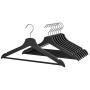 Ikea Hanger Wood Clothes Coat (8 Pack) Black Bumerang