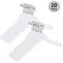 Better to U Solid Wooden Shirt and Dress Clothes Hangers with Chrome Hook, White Smooth Finished (20 Pack) Better to U Solid Wooden Shirt and Dress Clothes Hangers with Chrome Hook, White Smooth Finished (20 Pack)