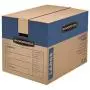Bankers Boxes SmoothMove Prime Moving Boxes, Tape-Free, FastFold Easy Assembly, Handles, Reusable, Large, 24 x 18 x 18 Inches Bankers Boxes SmoothMove Prime Moving Boxes, Tape-Free, FastFold Easy Assembly, Handles, Reusable, Large, 24 x 18 x 18 Inches