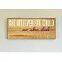 Race Medal Holder/Running Medal Hanger SHE BELIEVED SHE COULD SO SHE DID- Wood Wall Mounted Medal Organizer. CUSTOMIZATION Available Race Medal Holder/Running Medal Hanger SHE BELIEVED SHE COULD SO SHE DID- Wood Wall Mounted Medal Organizer. CUSTOMIZATION Available