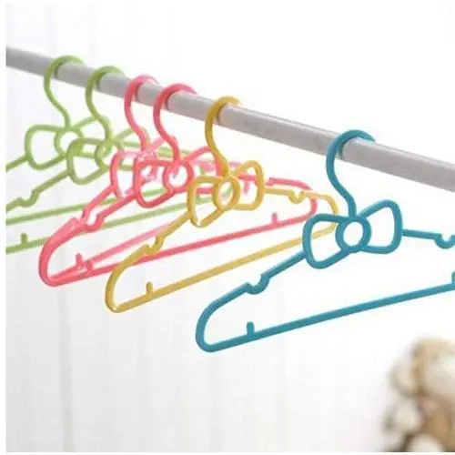20pcs Set Childrens Bow Hanger Random Color Home Baby Clothes Hanger 20pcs Set Childrens Bow Hanger Random Color Home Baby Clothes Hanger