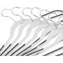SUPER DEAL Non Slip Hangers Rubber Coating Clothes Hangers with 360°Swivel Hook, Easy Slide for Shirt, Tie, Pant, Skirt, Blouses, Scarf, Strong Enough for Coat, 50PCS