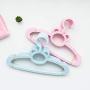 JXSHQS 5Pc10Pc Cartoon Childrens Hanger Anti-Slip Plastic Clothe Rack Retractable Baby Special Hangers Mickey & Minnie Kid Clothes Rack Clothes Hanger (Color : 2)