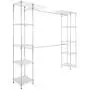 Closet Organizer Expandable Free Standing Clothes Hanger Rack Shelves Heavy Duty Closet Organizer Expandable Free Standing Clothes Hanger Rack Shelves Heavy Duty