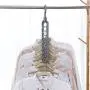 Vosarea 9 Holes Clothes Hanger Plastic Clothing Storage Racks Wardrobe Coat Hook Holder 5pcs