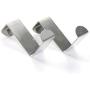 Over The Door Hook Stainless Steel, Beokey Cabinet Clothes Hanger Kitchen Organizer Z Hooks Storage Organizer Rack Holder Tools,Set of 2, (2pcs)