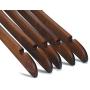 Nature Smile High Grade Lotus Wooden Hangers,10 Pack - Solid Wood Shirt Hangers,Dress Coat Jacket Clothes hangers,With Extra Smooth Finish, 360 Degree Swivel Hook(Retro)