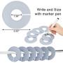 Collapsible Nursery Closet Organizer, 38 Complete Storage Organizer Set with Hanging Shelves, Fabric Storage Boxes, Non Slip Velvet Hangers, Round Clothes Rividers, Closet Organizer for Sweater, Grey
