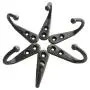 24 Pieces Coat Hooks Wall Mounted Robe Hook Single Coat Hanger No Scratch and 50 Pieces Screws （Bronze）