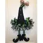 Halloween Door Hanger, Witch Door Hanger, Halloween Wreath, Front Door Decor,