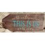 This is Us Wooden Door Hanger Tag
