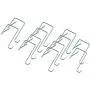 RuiLing 12pcs 9.5x5cm Over The Door Hook Single Hanger with Flat Metal Spring for Kitchen Home Office, Hanger Coats, Hats, Towels, More Use RuiLing 12pcs 9.5x5cm Over The Door Hook Single Hanger with Flat Metal Spring for Kitchen Home Office, Hanger Coats, Hats, Towels, More Use