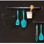 Demaxiya S Hooks, 20 Pack Black Carbon Steel S Shaped Hooks for Kitchen, Bathroom, Heavy Duty Hanging Hangers Hooks for Hanging Pots, Pans, Plants, Towels and More