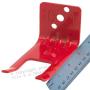 Fire Extinguisher Bracket - (Lot of 2) Amerex Fork Style, Wall Hook, Mount, Hanger for 5 to 13lb. Extinguishers with Valve Body Slots - FREE SCREWS & WASHERS