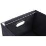 ATBAY File Storage Boxes Collapsible Large Capacity Office File Organizer for Letter/Legal Size Hanging File Folder Box, Black 1Pack