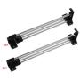 WHER Retractable Wardrobe Clothes Hanger Pull Out Closet Rod Rail Organizer Rack