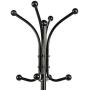 Hall Tree Metal Coat Rack Umbrella Holder Hat Hooks Clothes Storage Stand Hanger