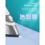 Decen Steam Iron for Clothes, 1700W Portable Travel Iron for Crafts, Handheld Travel Garment Steamer Fabric Wrinkles Remover with 300ML Water Tank