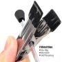 SAVICOS Pants Hangers - 20 PCS Skirt Hangers Pants Hanger with Clips Metal Pant Hangers Space Saving for Pants Skirts Clothes