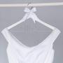 Ella Celebration Mrs Wedding Dress Hanger, Wood and Wire Hangers for Bride (White with Silver Wire) Ella Celebration Mrs Wedding Dress Hanger, Wood and Wire Hangers for Bride (White with Silver Wire)