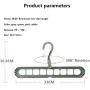 co.opmart i6 Magic Multi-Port Support Circle Clothes Hanger Clothes Drying Rack Multifunction Plastic Clothes Hangers Home Storage Hangers (1)