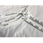 Personalized Wedding Hanger, Brides Hanger, Bridesmaids Hangers, Bride To Be Hnager, Bridal Party Hangers Set of 6 Personalized Wedding Hanger, Brides Hanger, Bridesmaids Hangers, Bride To Be Hnager, Bridal Party Hangers Set of 6