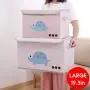 Toy Chest Kids Toy Cube Storage Boxes Large Decorative Storage Bin with Lid for Boys Girls Room