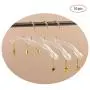 Clothes Hangers Plastic, Transparent Acrylic Underwear Hanger, Panty Liner,10pcs,Gold Clothes Hangers Plastic, Transparent Acrylic Underwear Hanger, Panty Liner,10pcs,Gold